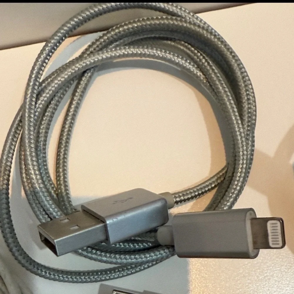 Gray USB to Lightning Cable